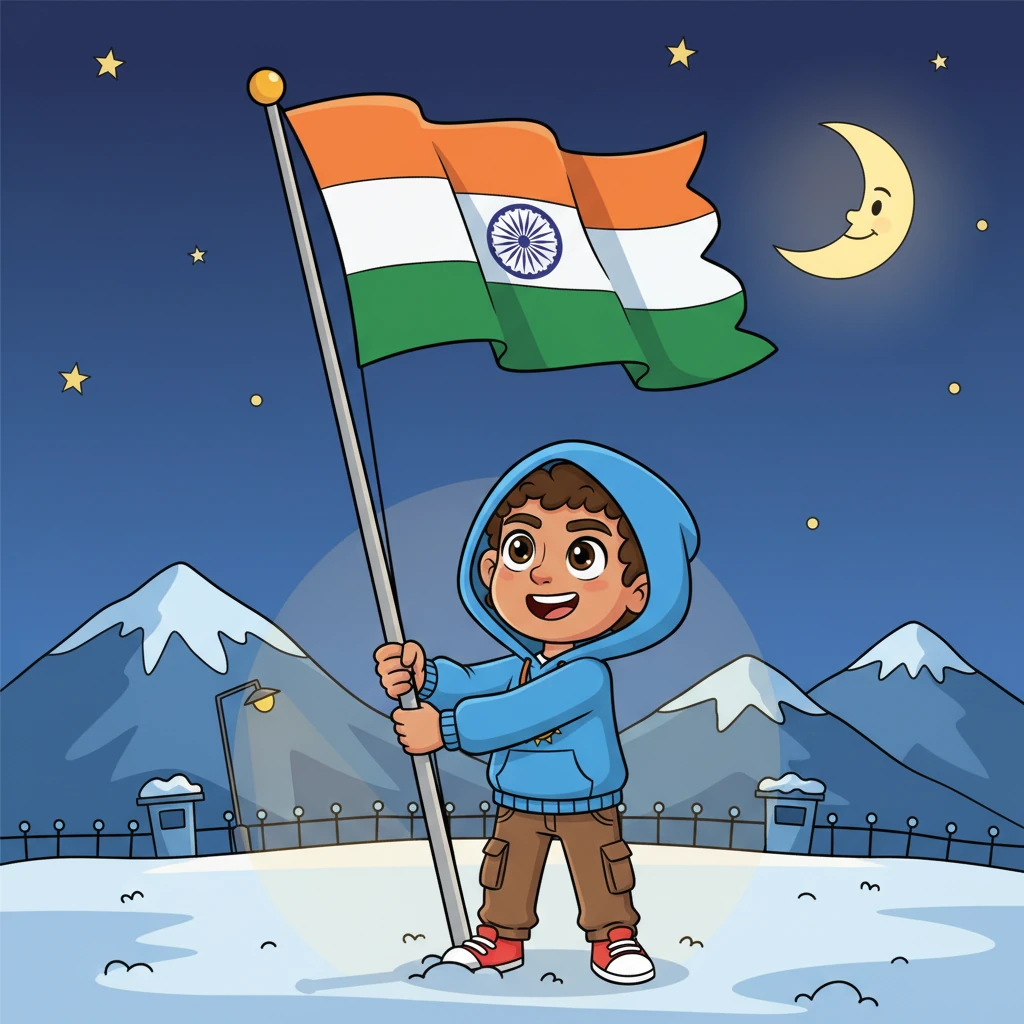 Months later, Arjun receives his first posting to the country's border. The nights are cold, the days challenging, yet a profound sense of pride washes over him whenever he sees the tricolor flag waving. He realizes his dream wasn't just about achieving something, but about honoring and living up to a commitment.