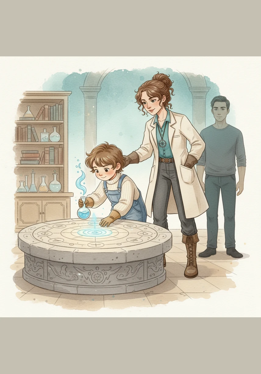 Leo zooms in even further to see a beautiful, shimmering twisted ladder called DNA glowing with a soft light. This double helix structure is the amazing molecule that stores every bit of genetic information for every creature on Earth.