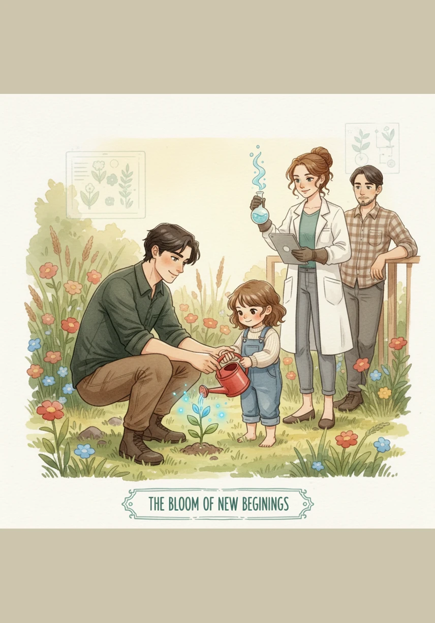 Back in his garden, Leo looks at the trees, the birds, and his own hands with a sense of wonder and connection. He feels proud to be part of the great story of life, written in the tiny, powerful, and beautiful language of genes.