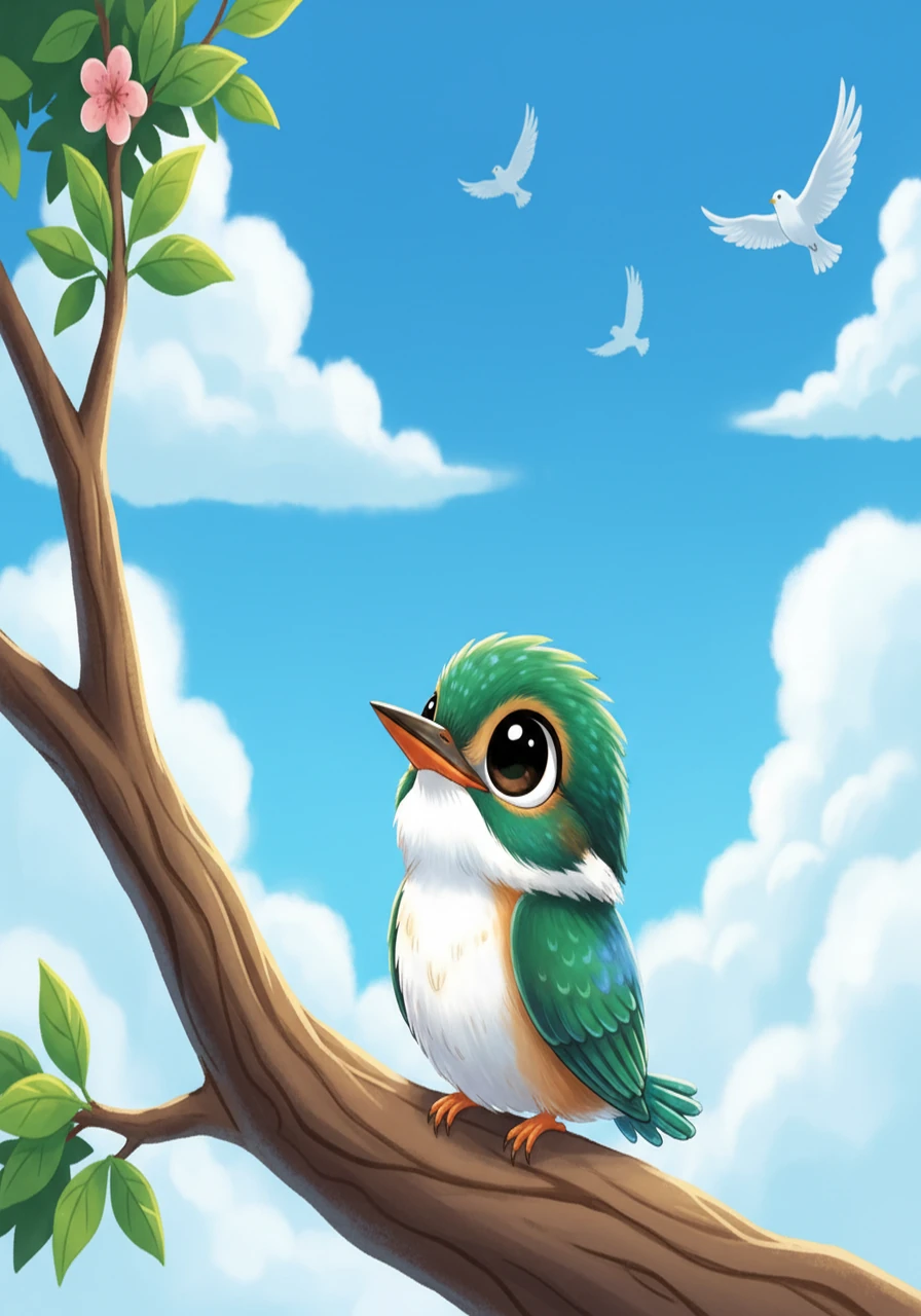 小翠的第一次飞翔 - Animal stories