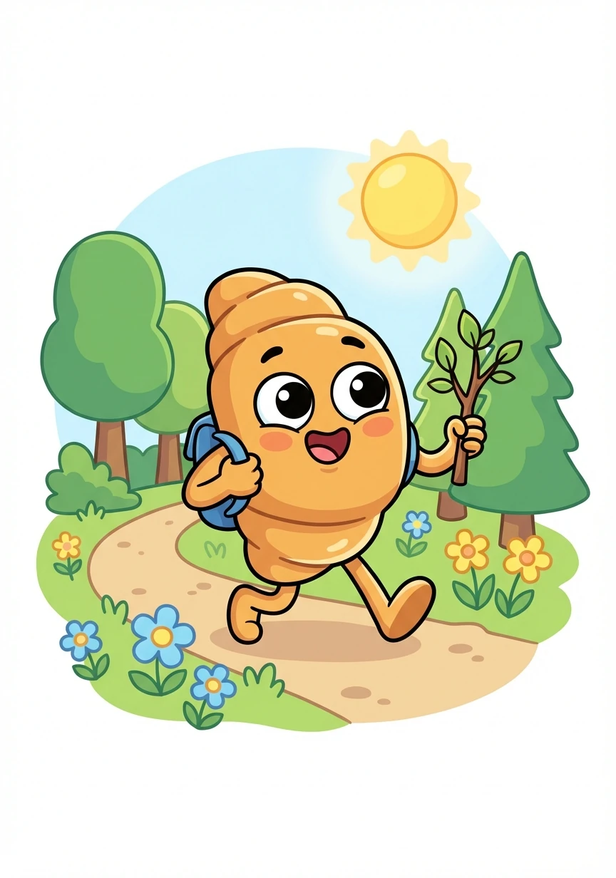 Ühel päikeselisel hommikul jalutas Saiapäts mööda metsa, otsides seiklusi.