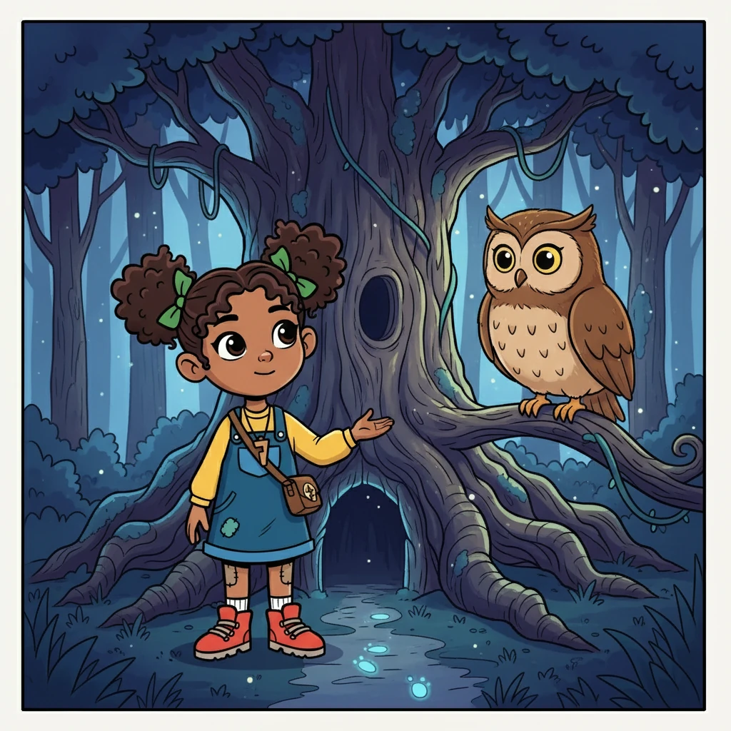 The owl advised Anya to seek out the oldest tree in the forest. It was there, the owl said, that she would find the hidden path. Anya thanked the owl and continued her journey, her heart filled with hope.