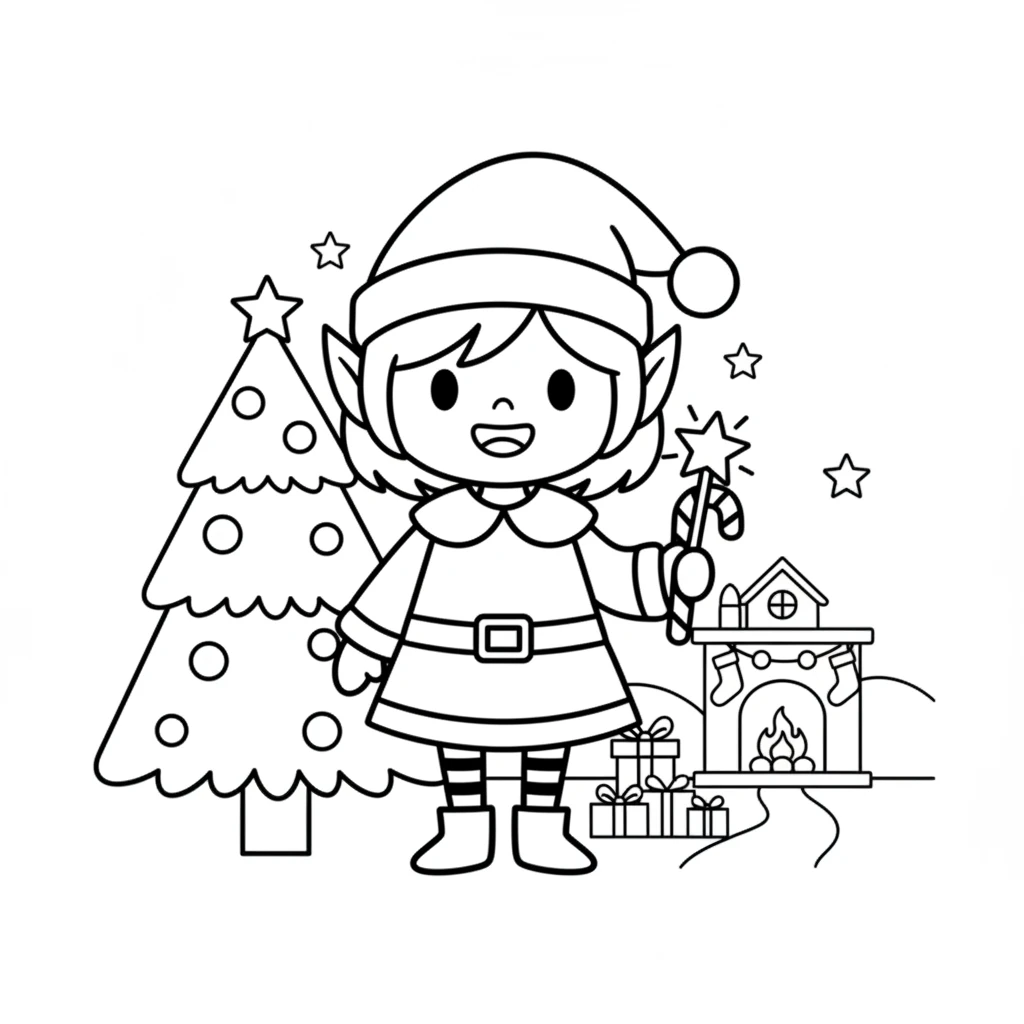 christmas coloring page