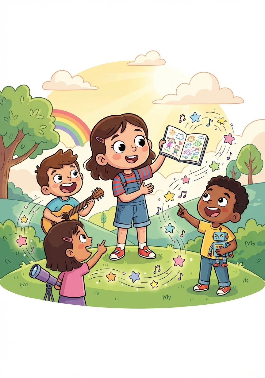 Anya's story became an inspiration to others, encouraging them to pursue their own dreams and passions. She showed them that with courage, kindness, and a belief in yourself, you can write your own extraordinary story.