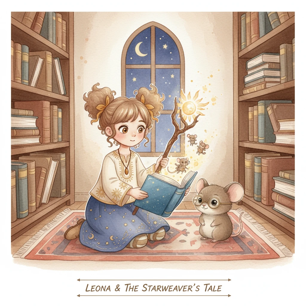 Leona and the Magic Library - fairy-tale
