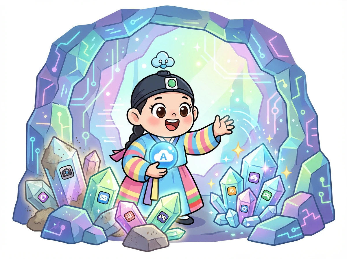 가상화 동굴에서 볼루모는 오래된 앱 볼륨을 발견했어요. 볼루모는 앱 볼륨들을 정리하고 최적화하여 공간을 확보하고 속도를 향상시켰죠.