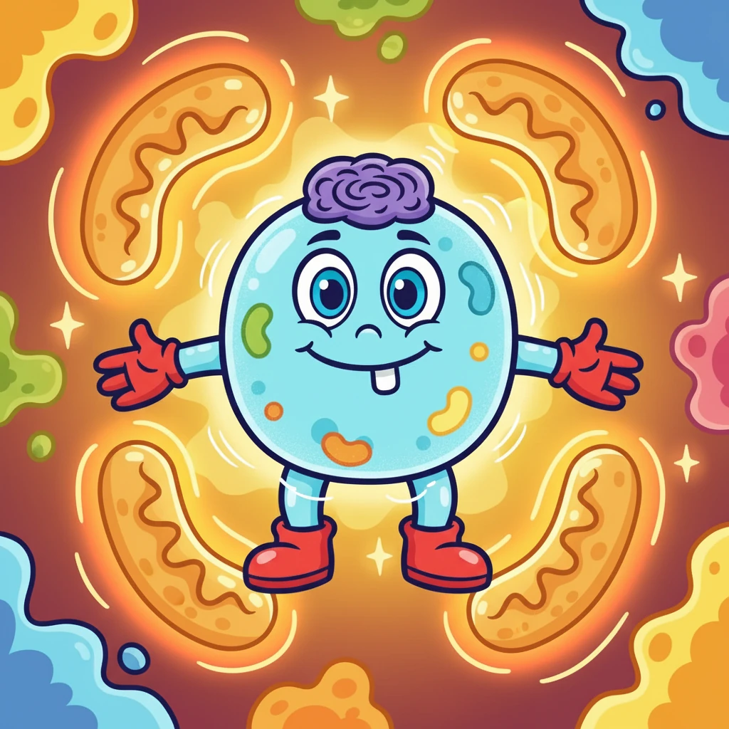 Cell-E and her crew then discovered the Mitochondria, the cell's power plants. These bean-shaped structures were generating energy. Cell-E felt the surge of power when she got near them.