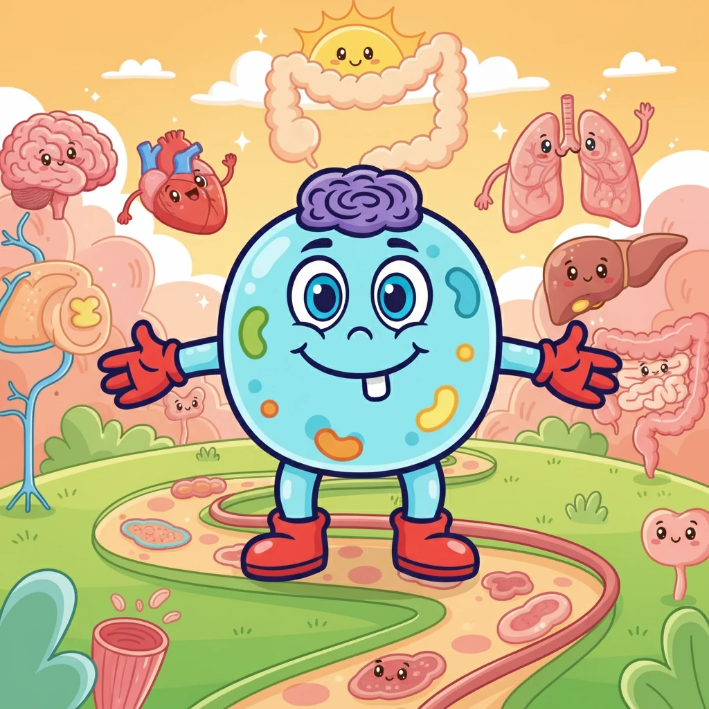 Cell-E knew there was so much more to discover, and she couldn't wait for her next adventure. She looked forward to the next day, ready to learn more about the human body.