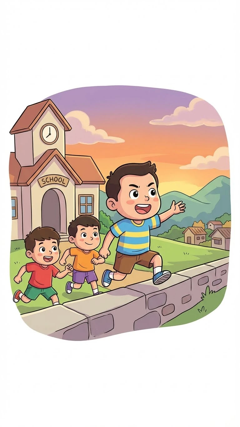 Санчай, видя страдания отца, решает вернуться домой и помочь семье. Он убеждает братьев, что вместе они смогут найти выход из ситуации. Они сбегают из школы.