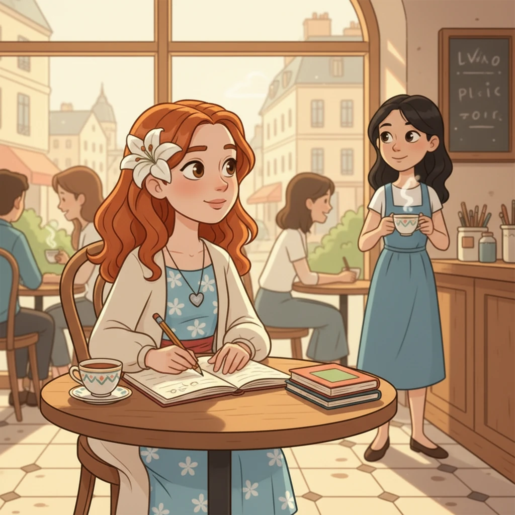 Cesty se jim zkříží v místní kavárně. Klára si objednává bylinkový čaj a Eliška kreslí do skicáku. Jejich pohledy se střetnou a rozpoutá se lehká konverzace o umění a přírodě. Vzduch je plný nevysloveného napětí a vzrušení, jako by se znaly už dávno.