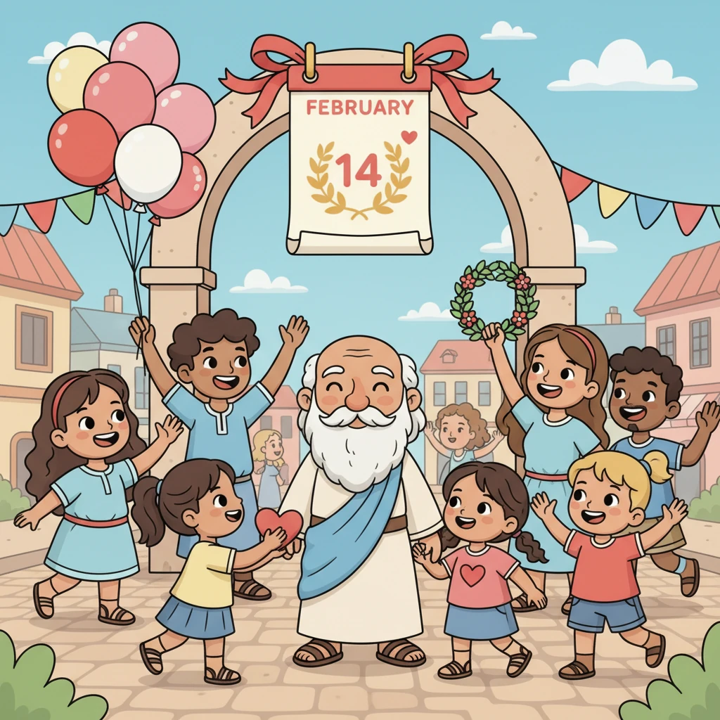 People remembered Valentine. They said he was a good and brave man. His name was honored on February 14.