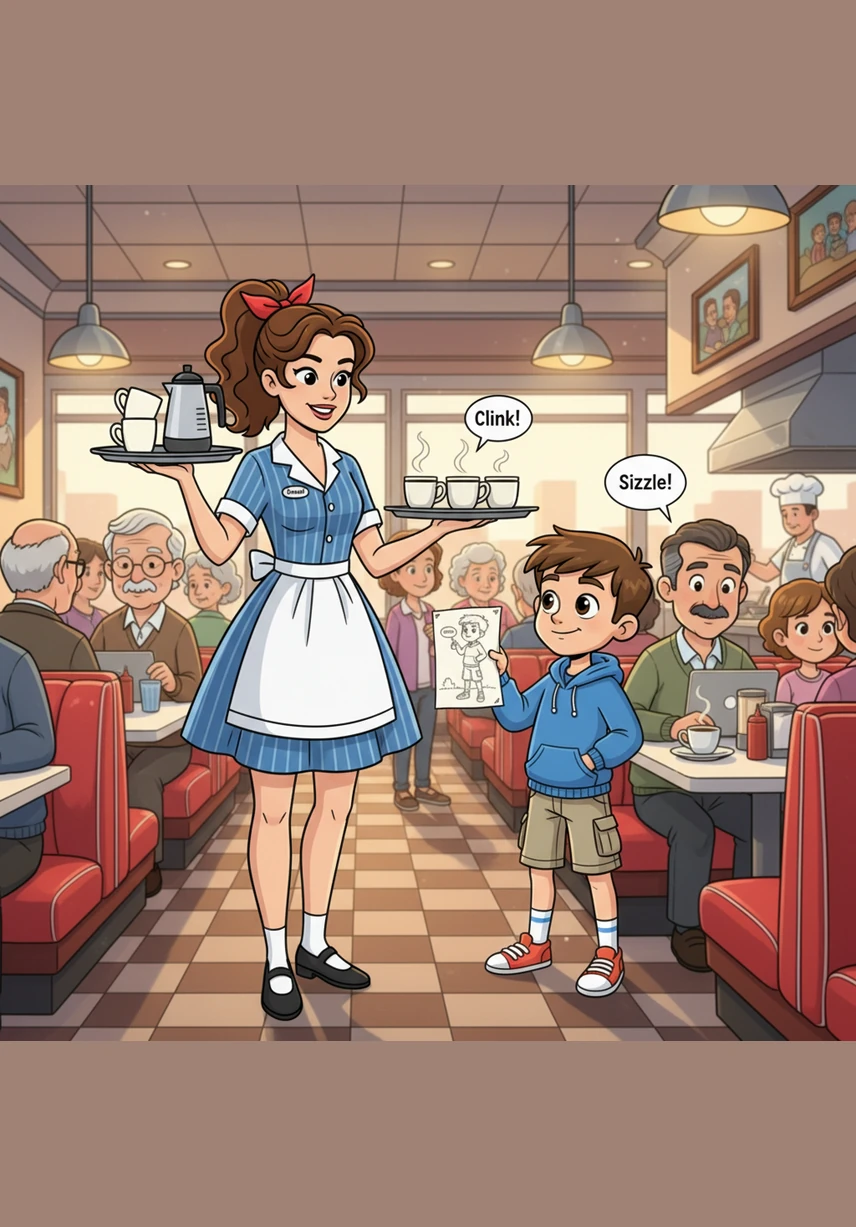 At the local diner, Sarah moves with practiced grace, balancing heavy trays of food for a crowd of hungry morning customers. Between shifts, she checks her phone for school updates, her mind always racing to stay ahead of the bills. Her dedication to her children is the invisible engine that keeps her moving through the long, grueling hours.