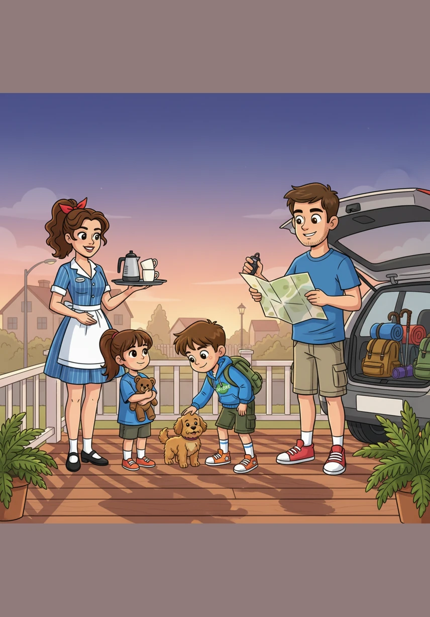 A heavy envelope from a state correctional facility sits on the entryway table, a stark reminder of the boys' father, Mark. Sarah stands on the porch for a quiet moment, looking at the letter with a mixture of sadness and resolve. In the yard, Leo and Sam are oblivious, chasing a soccer ball through the golden afternoon light.