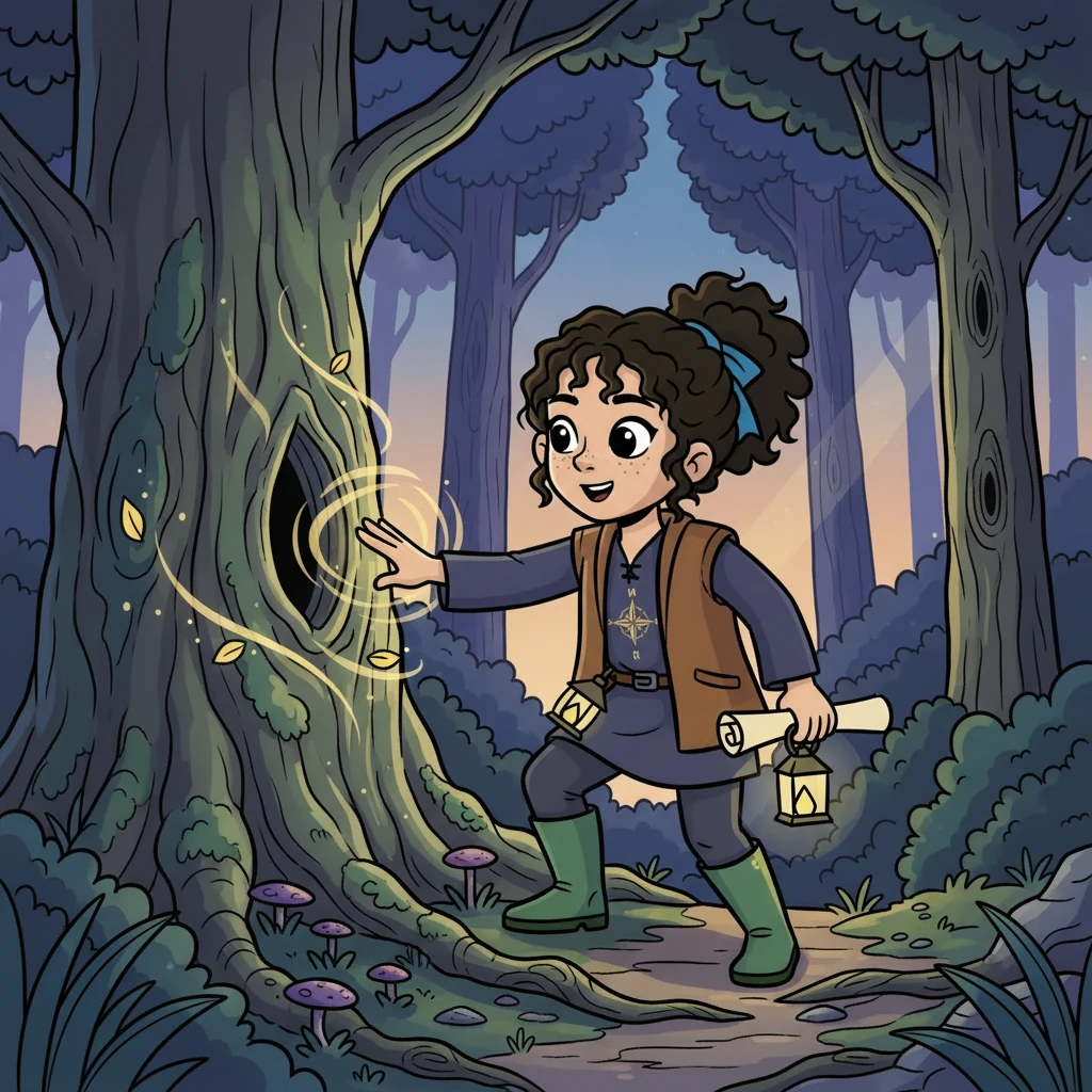 The Whispering Woods and Elara's Secret - mystery