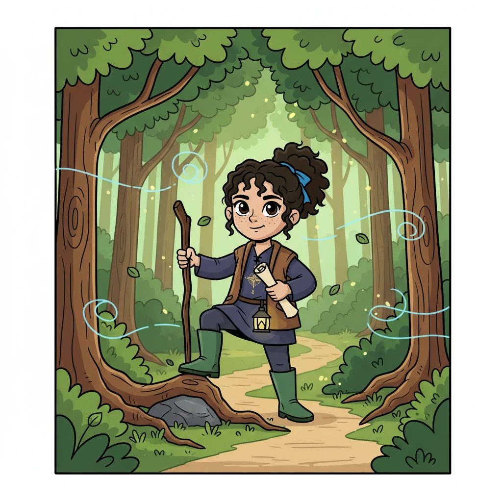Driven by an unknown calling, Elara began her journey into the heart of the woods. Her only guide was the wind and the whispers that danced around her, though she could not hear them in the way others did.