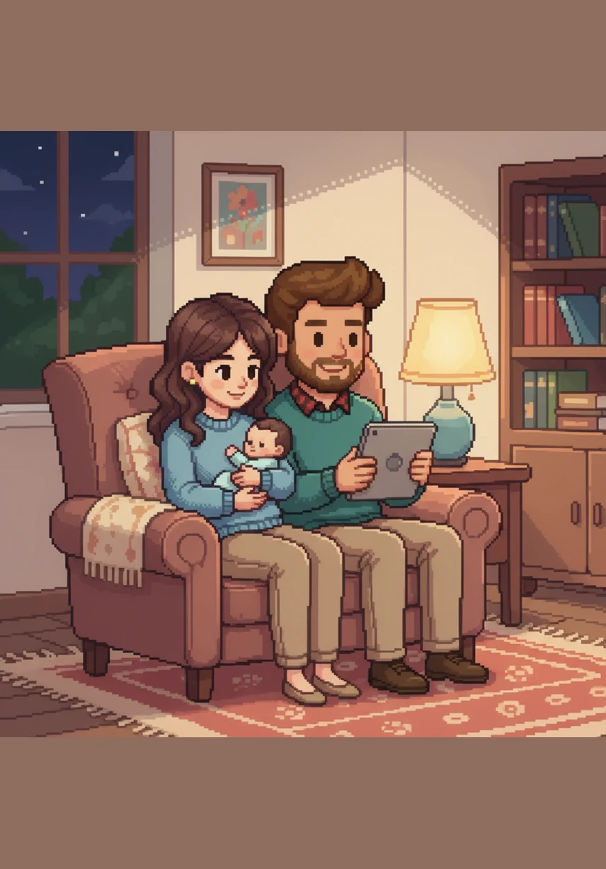 When it is time to rest at home, Mark records a sweet message on a tablet for the nurses to play for Leo. Even from a distance, the sound of his father’s voice provides comfort to the baby throughout the night.