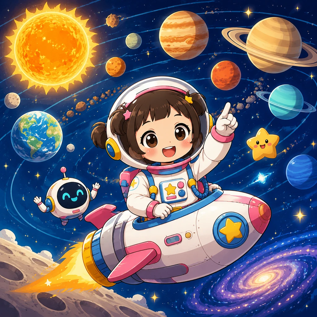 Trip Around our solar system - Educational stories