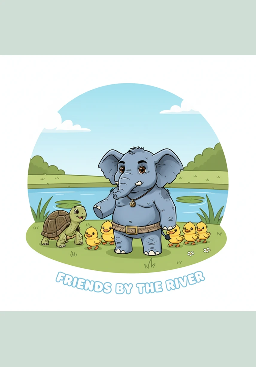 ဖိုးပုက သူ့ရဲ့ နှာမောင်းလေးကို သုံးပြီး ဘဲကလေးတွေကို တစ်ကောင်ချင်းစီ အသာအယာ မယူကာ ကုန်းခြောက်တဲ့နေရာကို ပို့ပေးခဲ့ပါတယ်။ သူဟာ ဘဲကလေးတွေ မနာကျင်အောင် အထူးပဲ ဂရုစိုက်ခဲ့ပါတယ်။