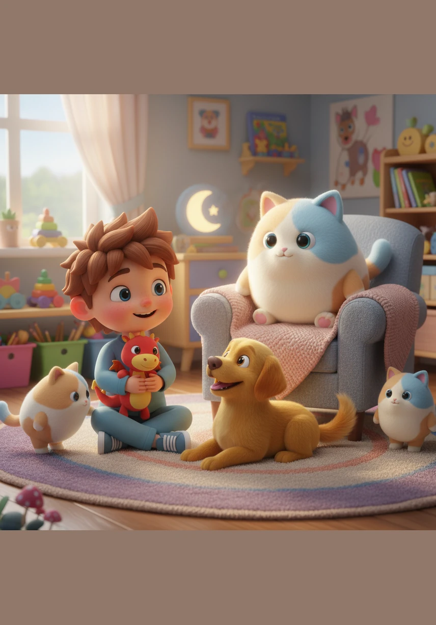 At home, Leo carefully fills a clean bowl with fresh water and sets out a plate of nourishing food for his new friend. He also places a handful of seeds on the windowsill for a group of hungry birds, realizing that even the smallest gesture can bring comfort to a hungry belly.