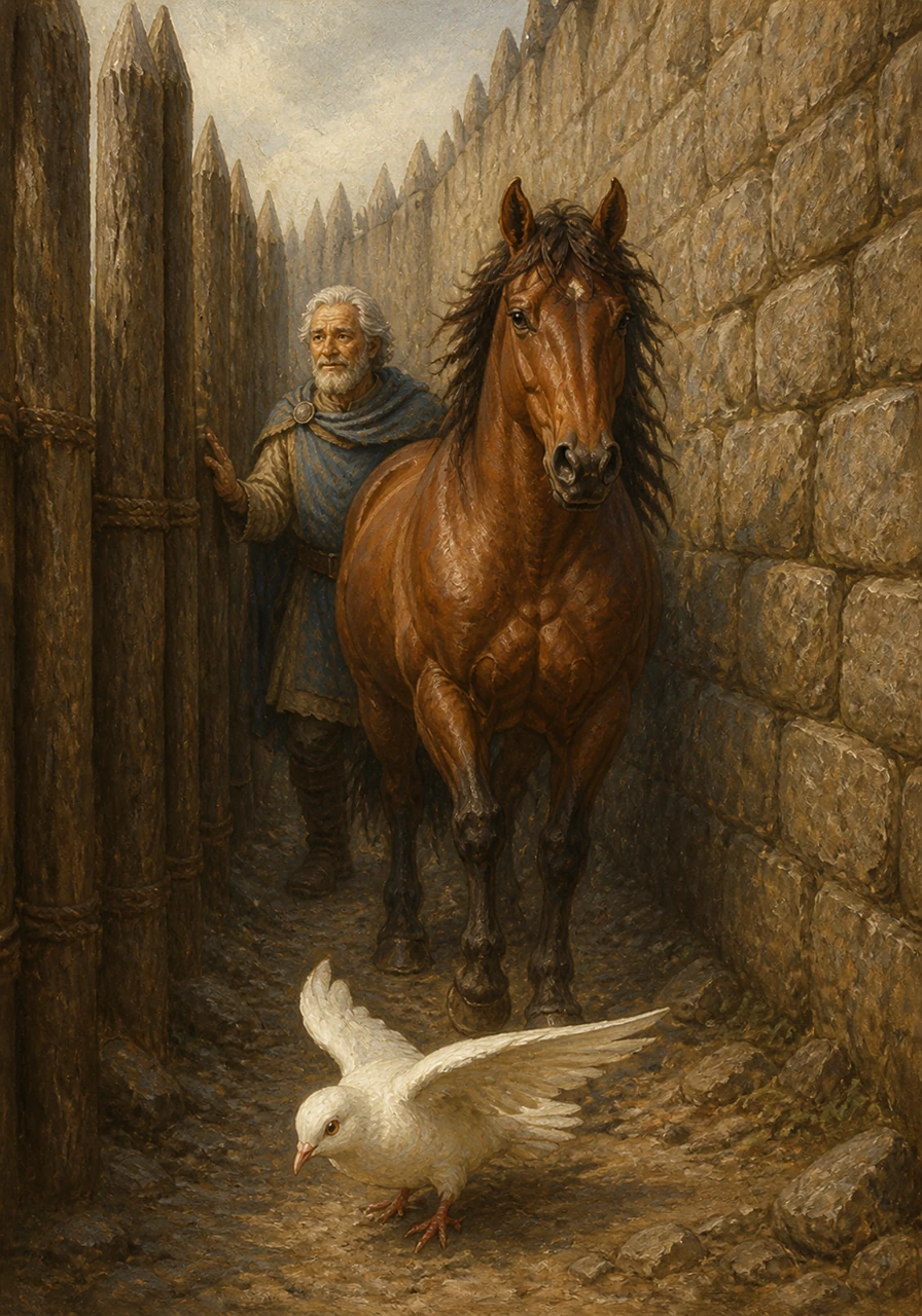 The journey grew difficult as high wooden fences and cold stone walls appeared in her path. These barriers were built to confine her, forcing her into narrow trails that made her feel breathless.