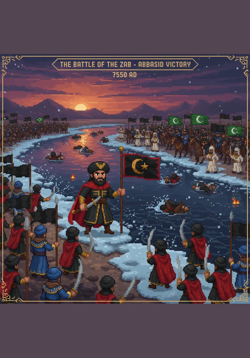 The battle ends with a decisive victory for the Abbasid movement, and the news of the victory travels fast across the empire. The era of the previous rulers comes to an end, clearing the path for a new government based on justice and inclusion.