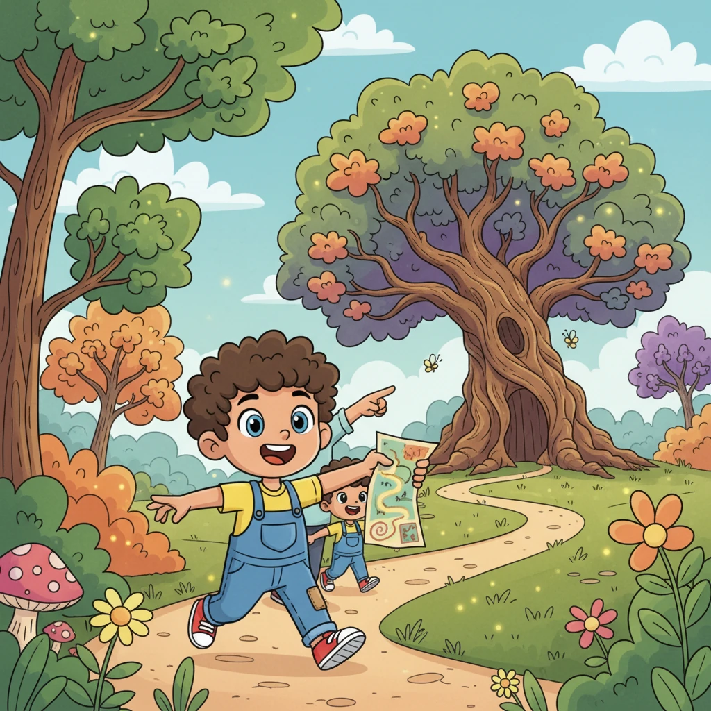 Lily and her family embarked on a whimsical treasure hunt through the Whispering Woods. Following a map with colorful landmarks, Lily easily recalled the twisty path and the gnarled oak tree, leading them closer to the hidden prize.
