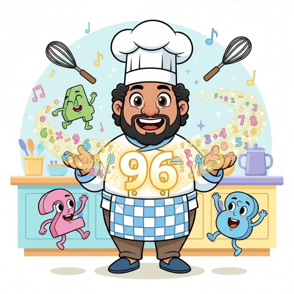 With a flourish, the Math Helpers showed the steps, guiding the "Math Chef" through the new multiplication. Numbers regrouped and danced into place, revealing the delicious total. "You did it!" they cheered, as the final answer appeared.