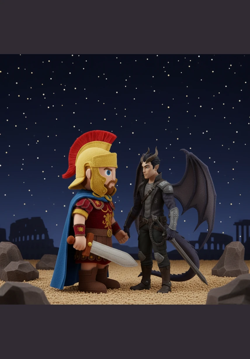 Under the cover of a starlit night, Maximus looked into Byul's eyes and called him 'my star,' a rare admission of affection from the hardened soldier. They were two outcasts in a world of violence, finding a brief, impossible peace in each other's company.