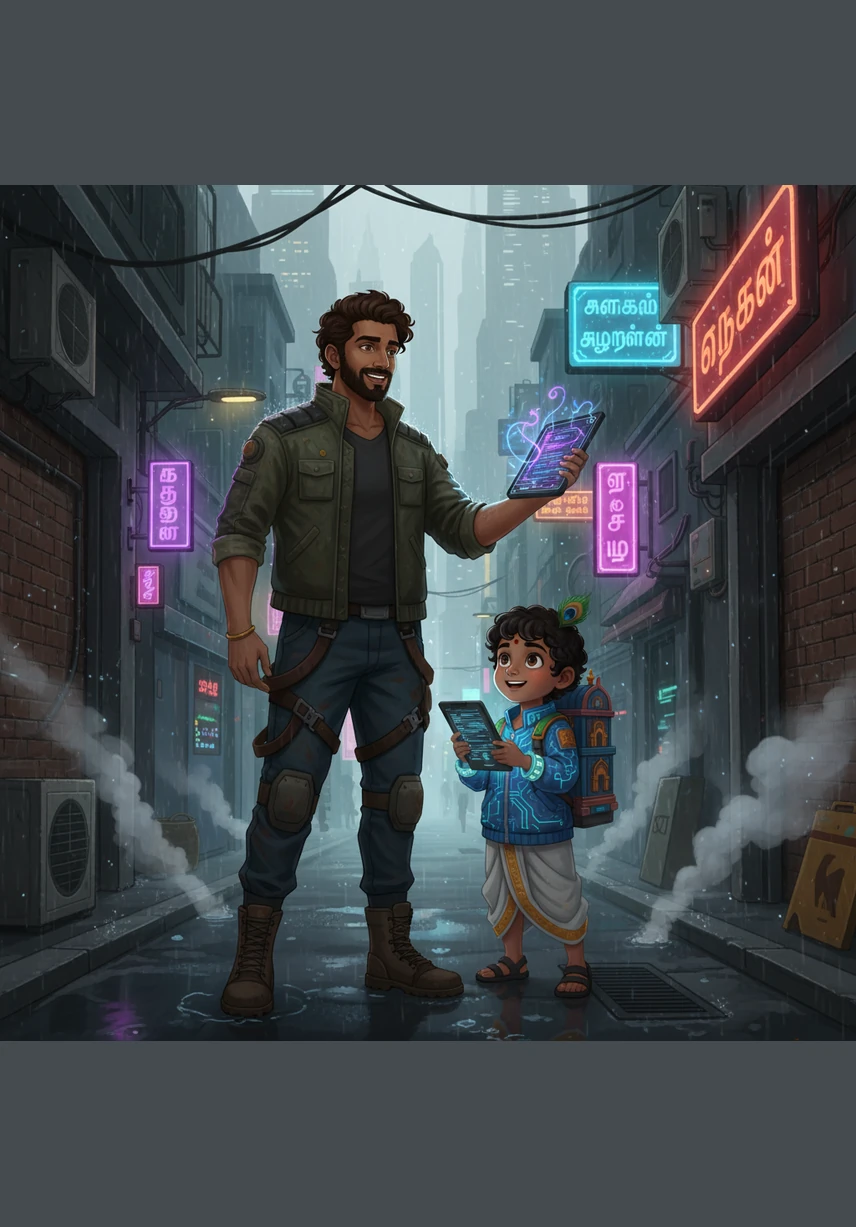 The UDANADI app greets him with a friendly interface, highlighting a special offer for new customers. He is relieved to see that the first ten orders are completely free, making his emergency shopping even easier.