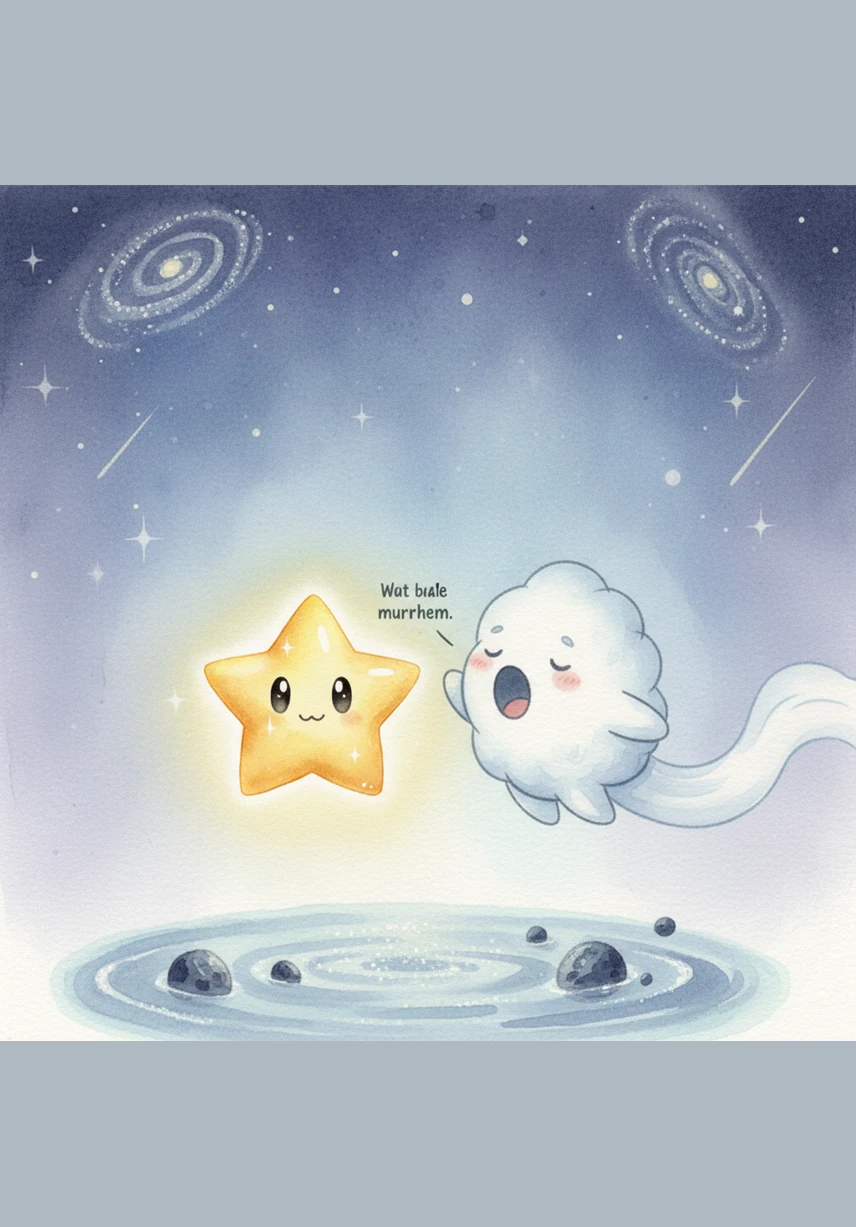As the hours passed, Luma’s vibrant light began to flicker and fade just a little bit. A soft, sleepy cloud named Nimbus drifted by, yawning so wide that he almost bumped into her. The world is quiet for a reason, little one, Nimbus murmured, his fluffy edges trailing behind him like a soft mist.