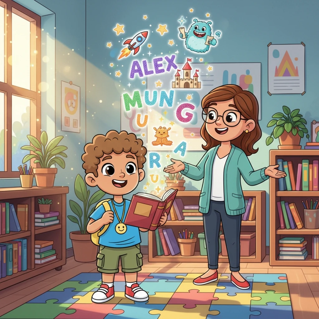 Words That Heal: Alex's Classroom Journey - educational