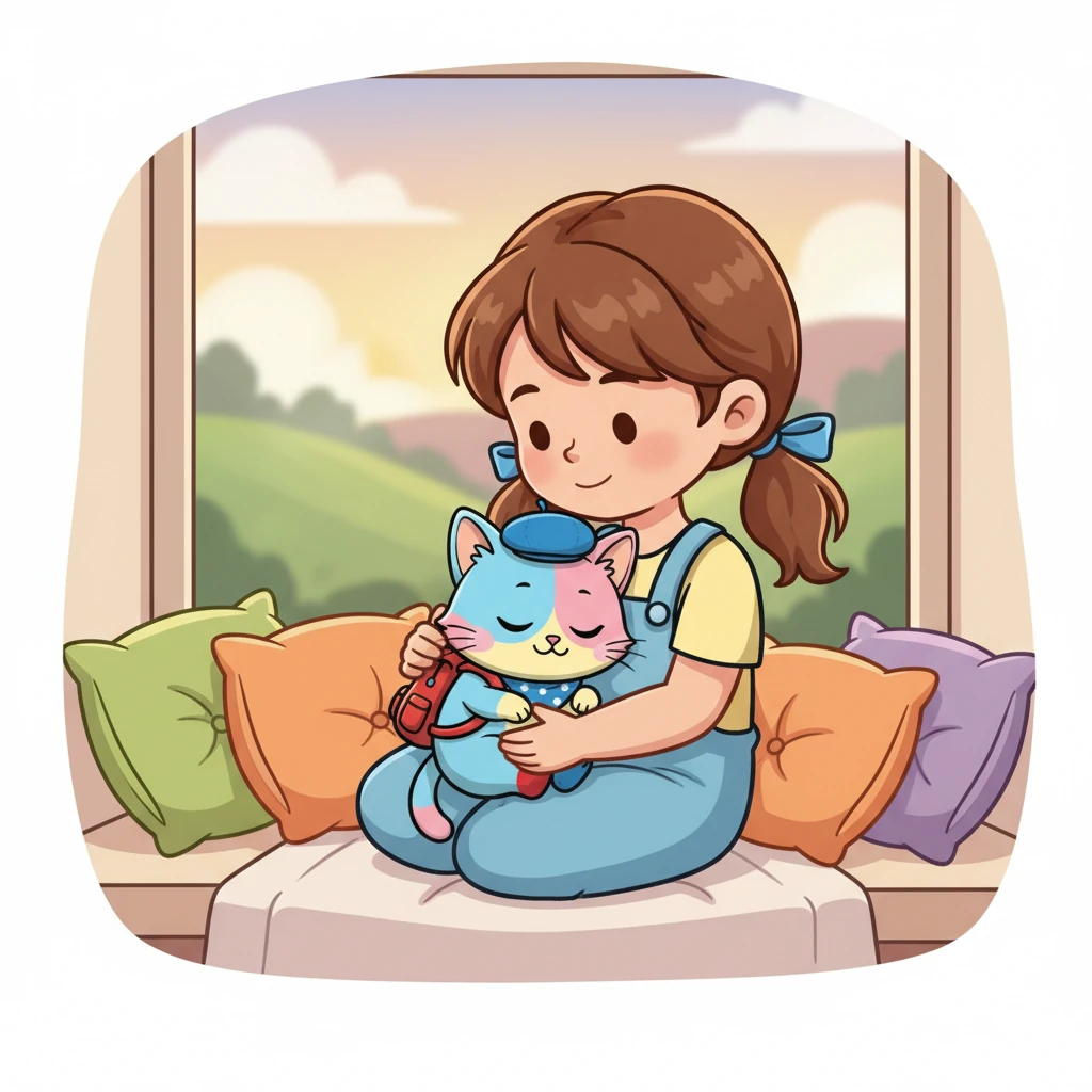 Mi sono rannicchiato tra le braccia di quella bambina gentile, sentendo un calore che non avevo mai provato prima. I miei grandi occhi azzurri si sono chiusi lentamente mentre il rumore del mondo svaniva. Finalmente, un sonno profondo e sereno mi ha avvolto, un sonno pieno di speranza e sicurezza.