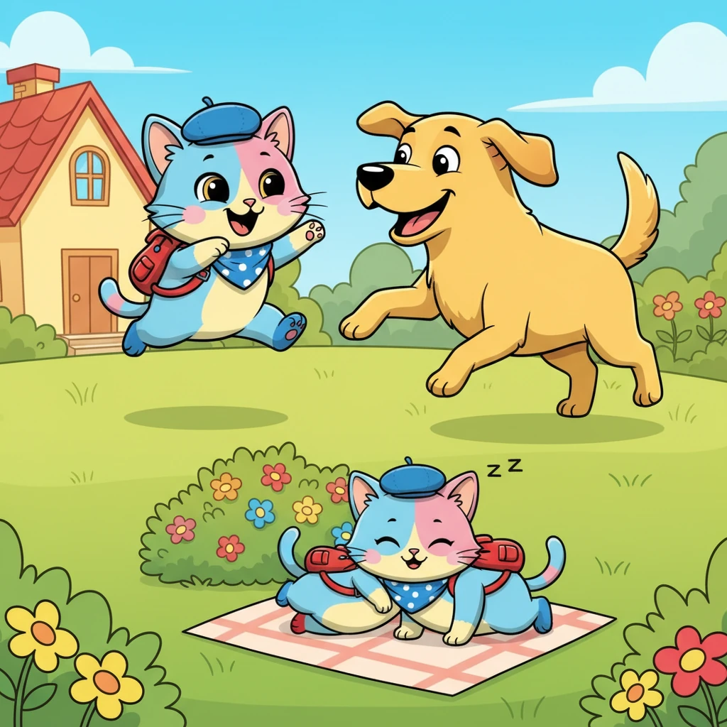 Non è passato molto tempo che ho fatto amicizia anche con il cane di famiglia, un grosso e bonario Labrador. Inizialmente ci studiavamo, ma presto ci si vedeva a dormire uno accanto all'altro o a rincorrerci giocosamente in giardino. La casa era piena di allegria.