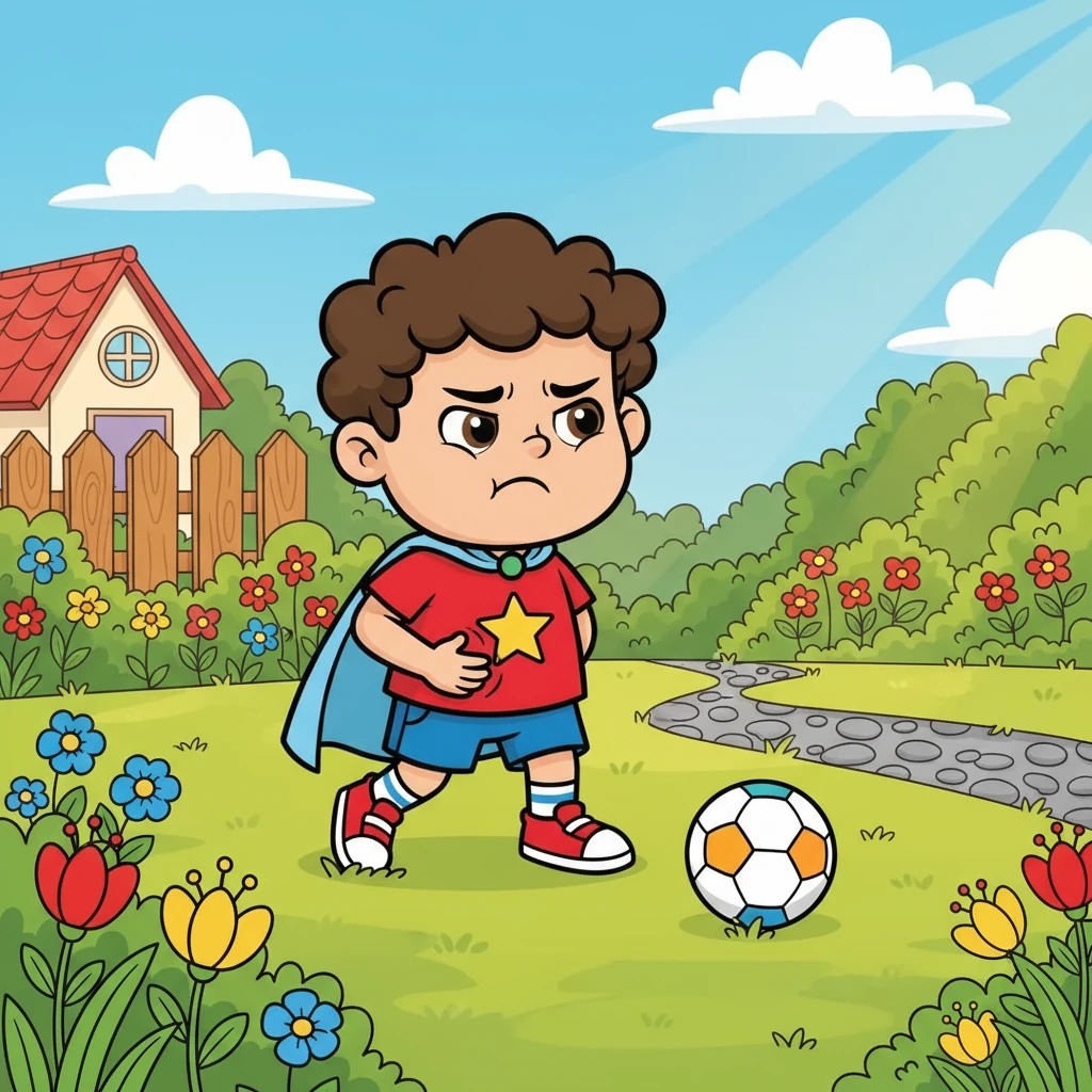 Güney, güneşli bir sabah bahçede oyun oynarken, karnında hafif bir gıdıklanma hissetti. Topunu kovalarken yüzü buruştu ve bu garip hisse anlam veremedi. "Hmm... Bu da ne?" diye düşündü, merakla.