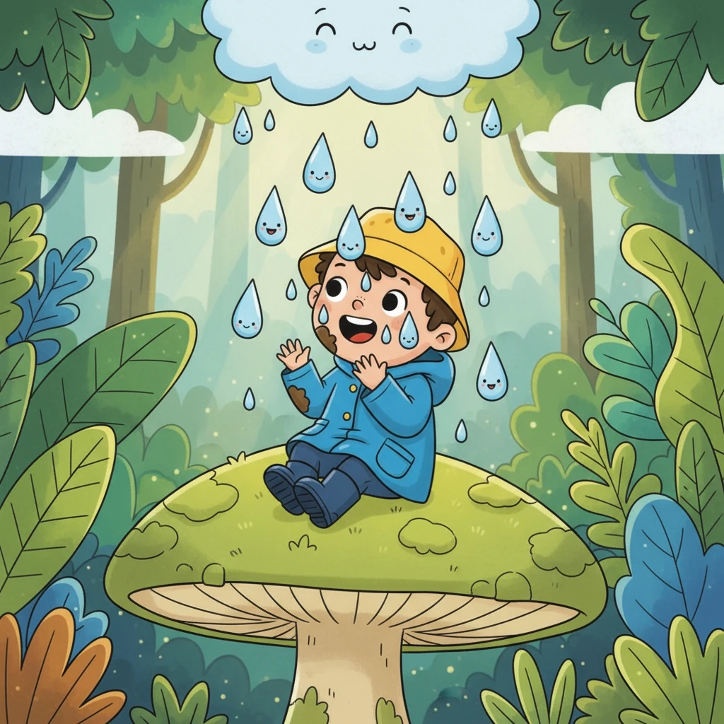 A chuva explicou que os banhos eram como uma pequena e pessoal chuva, lavando as aventuras do dia. Ela prometeu a ele uma sensação de leveza e alegria sem igual. Leo ouviu atentamente, sua curiosidade despertada pela conversa.