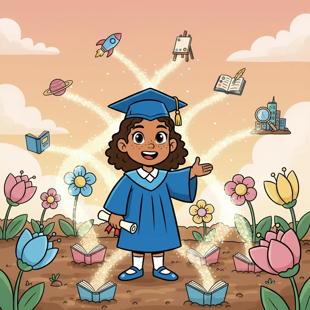 Maya described the seeds of knowledge that had been planted during her school years, seeds that were now blossoming into dreams for the future. She spoke of her aspirations and the paths she hoped to take.
