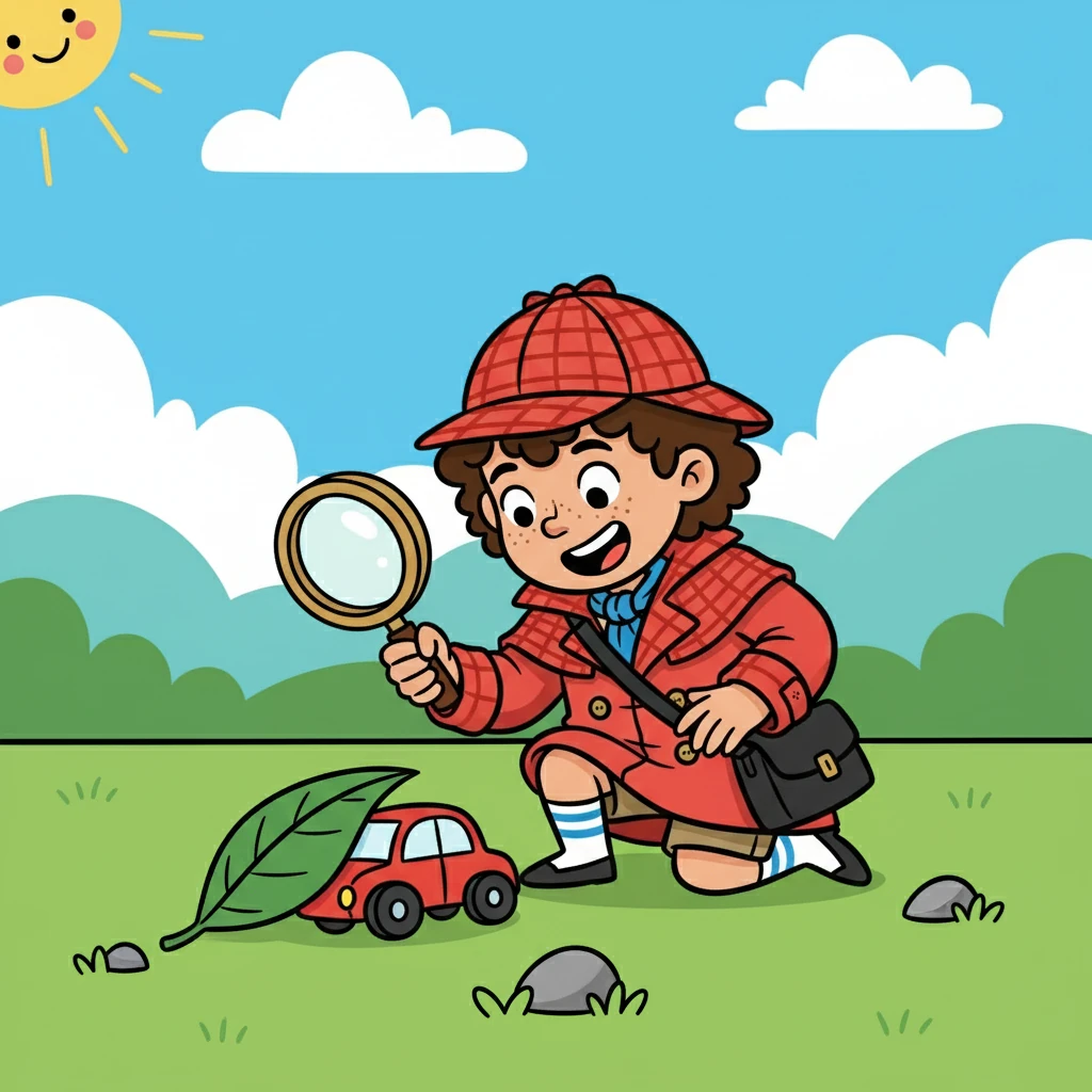 Later that day, a new case arrived: a missing toy car. Dash smiled, ready for another exciting adventure. Being a detective was the best job ever!