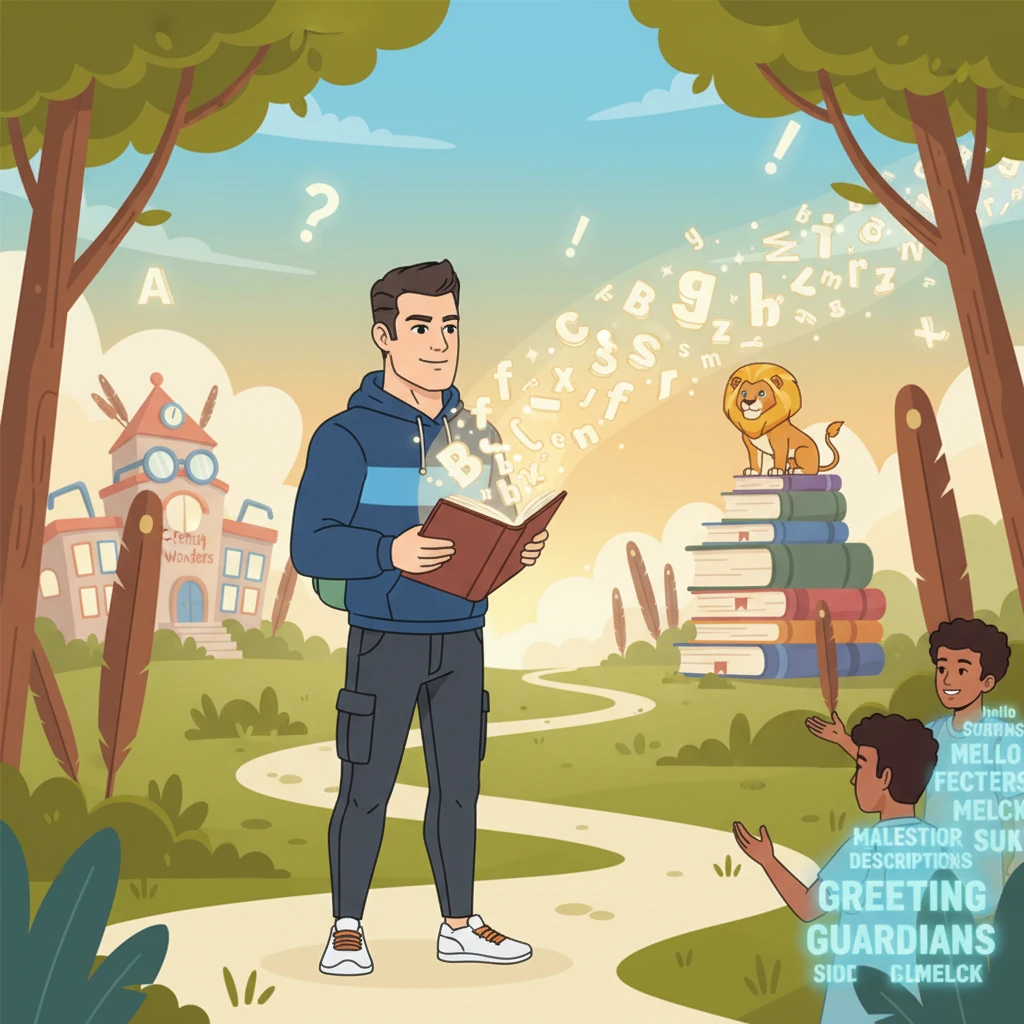 Oliver’s Journey Through the World of Words - educational