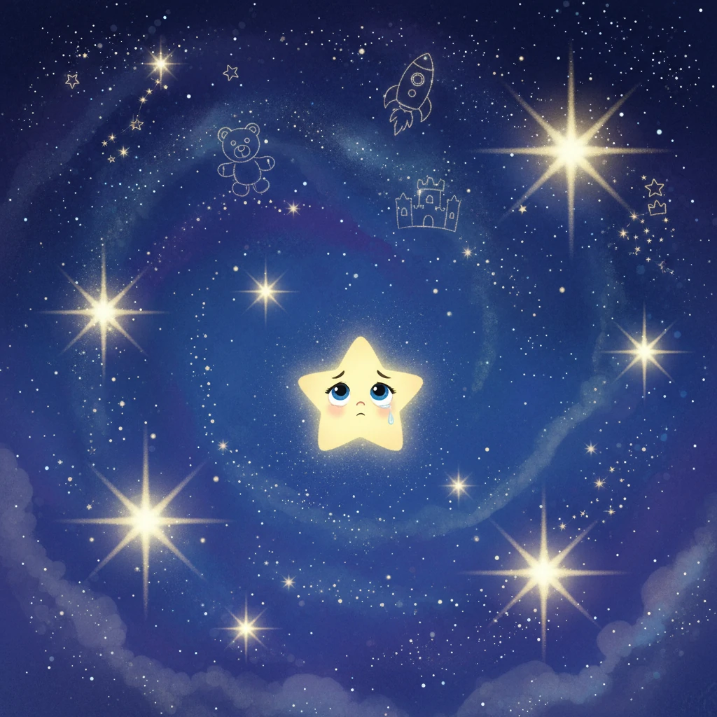 The Little Star Who Found Her Light - 童话故事