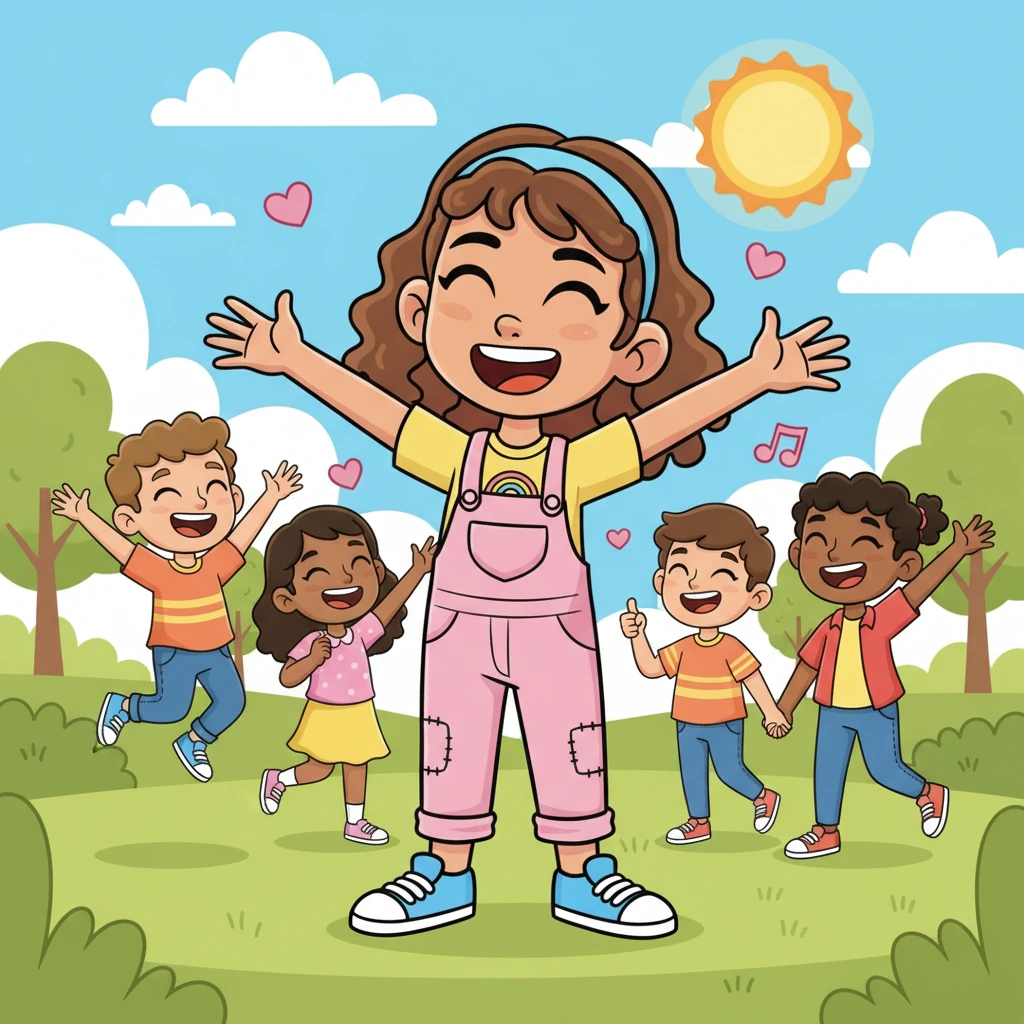 Lily's face lit up with a big, bright smile. She imagined all her best friends, playing and laughing together, feeling just as connected as any brother or sister. "Yes, absolutely!" she exclaimed, her heart full of love for her big, beautiful family of both blood and friendship.