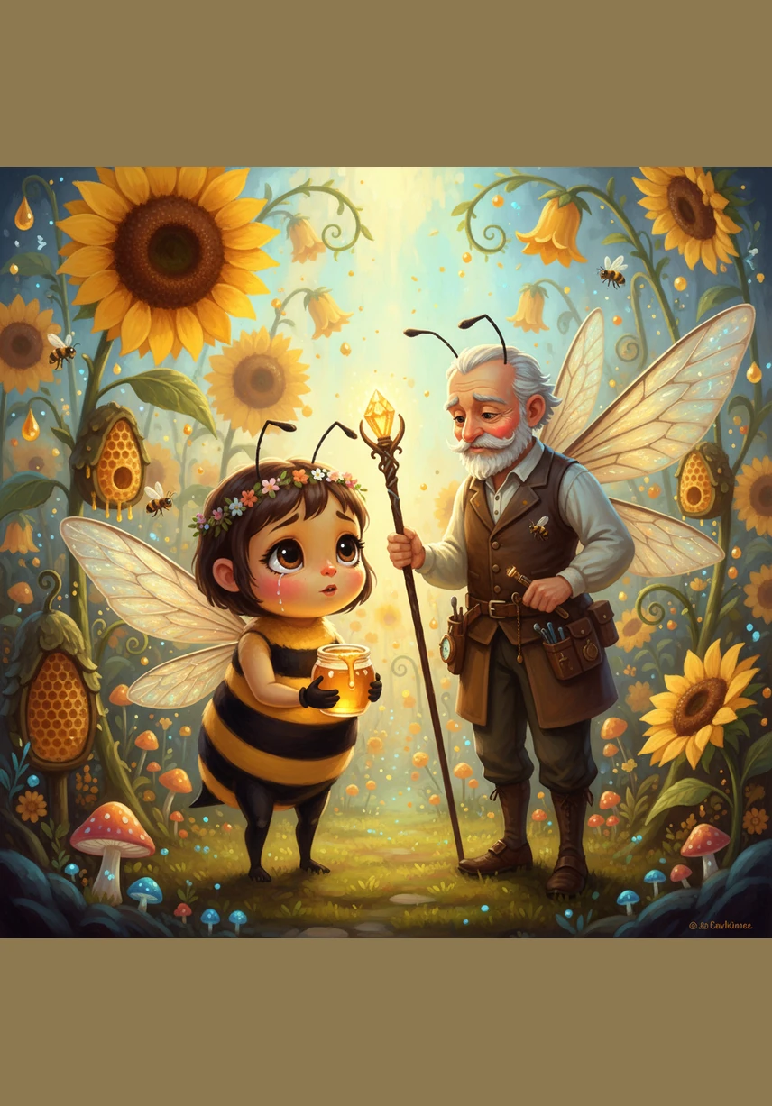 Baya s'endort et se retrouve dans un jardin onirique baigné d'une brume scintillante où des esprits lumineux lui apparaissent un à un. La Vérité, l'Amour, la Propreté et la Solidarité lui confient avec tristesse qu'ils ont quitté le cœur des gens à cause de l'égoïsme et de l'oubli. Ces gardiens magiques promettent de revenir si les actions des petits et des grands s'unissent pour les inviter à nouveau.