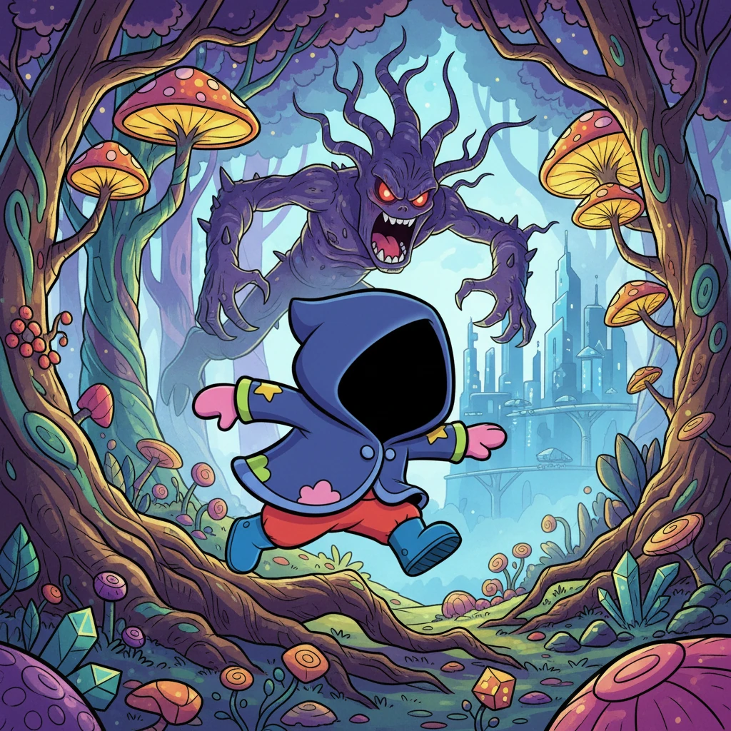 The Adventures of Hoody in the Alien Woods - Adventure stories