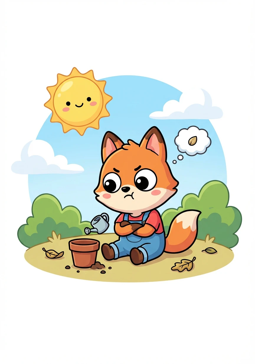 Timo planted the seed immediately, watering it impatiently. Days turned into weeks, but nothing sprouted. Timo grew frustrated and almost gave up.