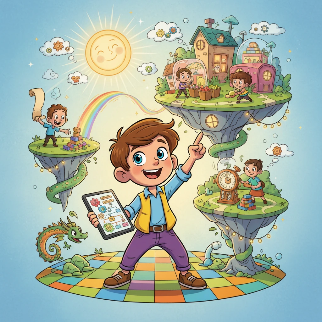 Kito l'Organisateur et le Secret du Village Lumina - educational