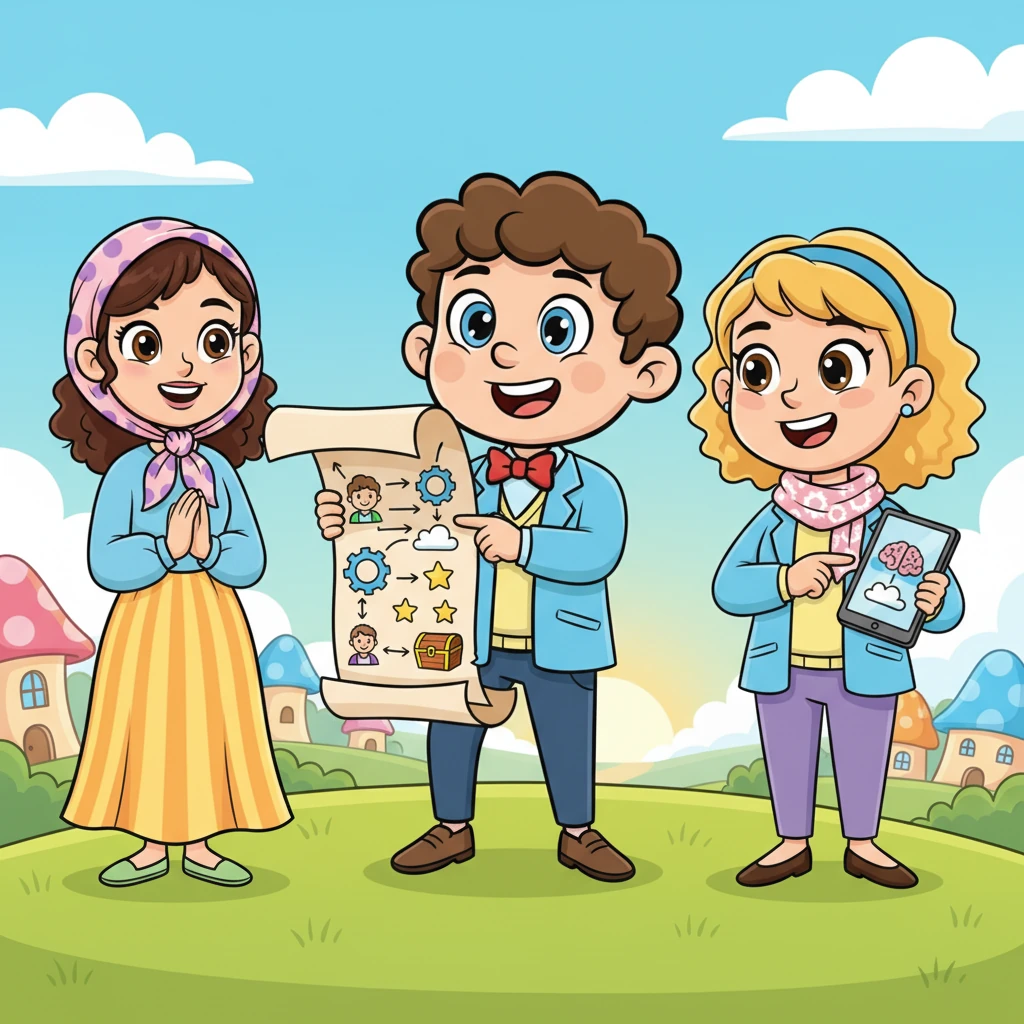 Quand quelqu'un commençait un nouveau travail, Kito sortait ses rouleaux de "Promesses de Travail". Il expliquait avec des dessins clairs comment chacun allait contribuer et ce qu'il recevrait en retour. Tout le monde comprenait bien, et les nouvelles aventures commençaient avec un grand sourire.