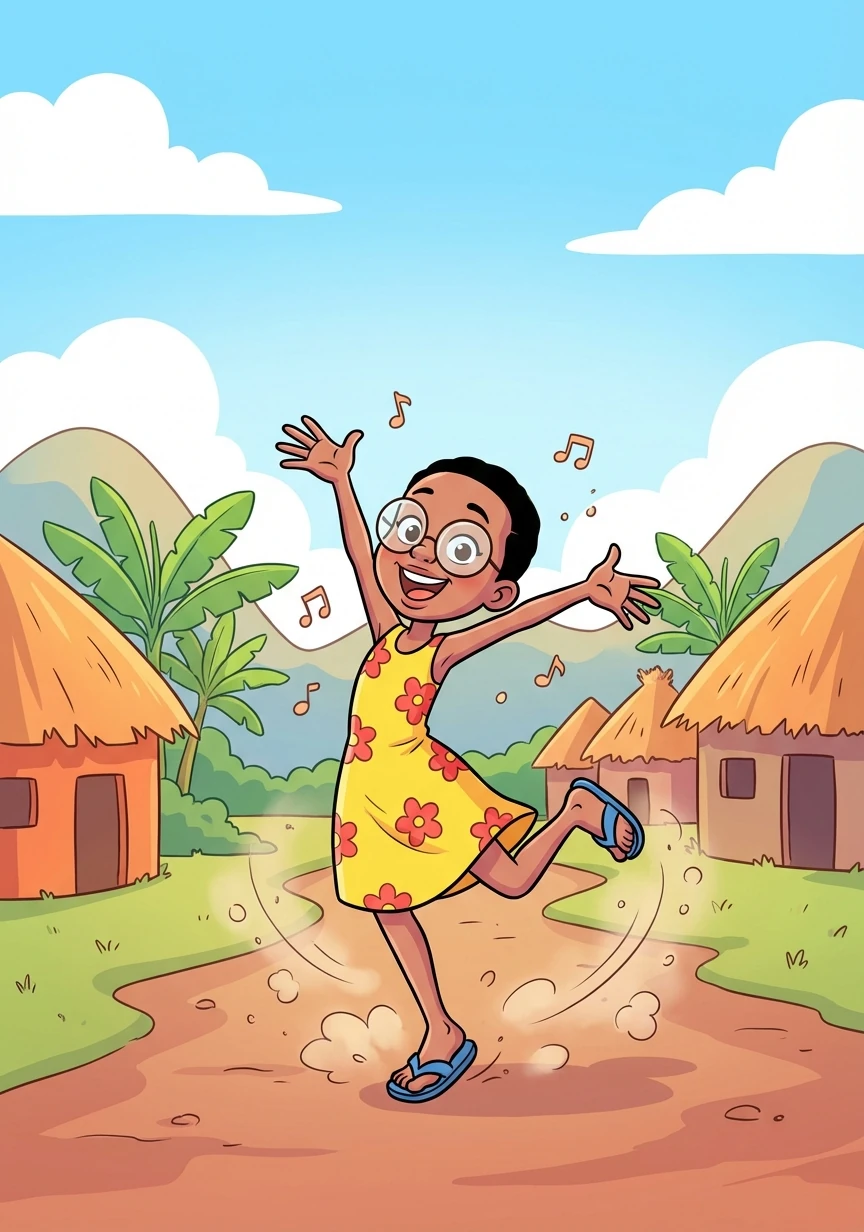 In the heart of Umunneochi, Abia State, lived Okereke, a slender girl known for her bright smile and even brighter medicated eyeglasses. She loved to dance more than anything in the world.