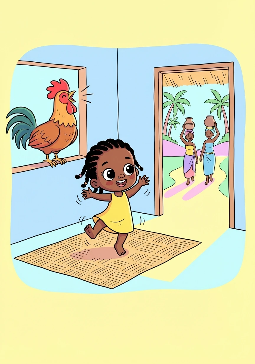 Every morning, Okereke would wake up to the rhythm of the village sounds – the crowing of the rooster, the chatter of women fetching water, and the distant beat of drums. She'd start dancing before her feet even touched the ground.