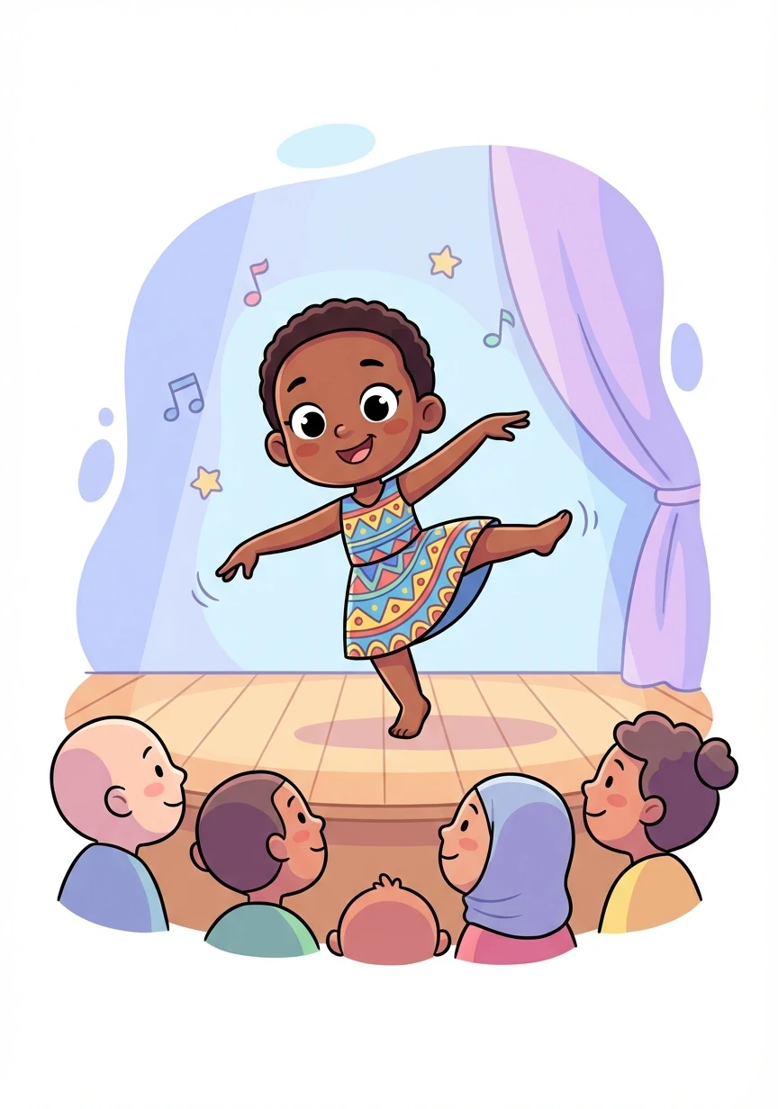 When it was her turn, Okereke stepped onto the stage. The music started, and she began to dance. Her body moved with a fluidity and joy that captivated everyone in the audience.