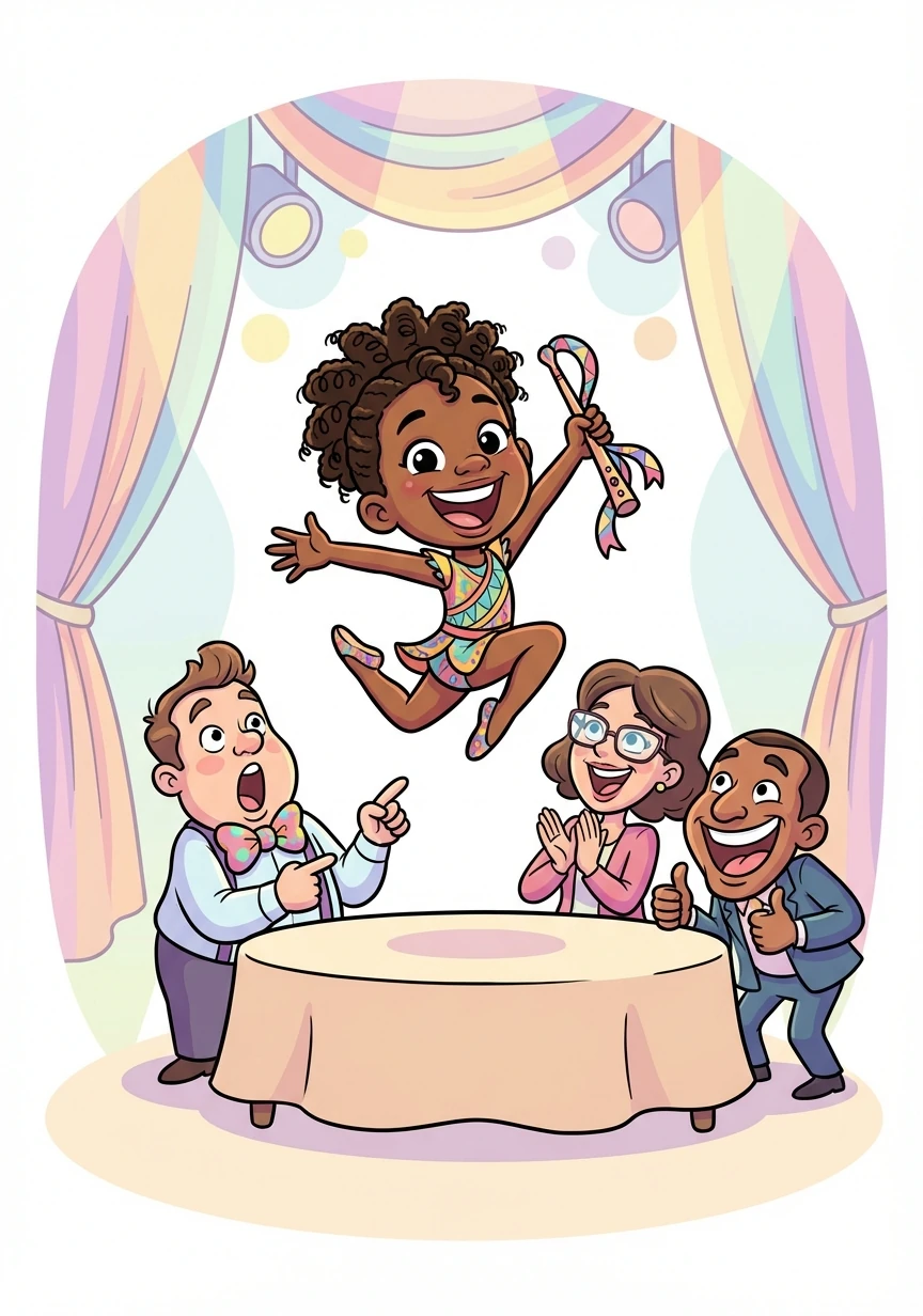 The judges were amazed by her talent and her unique style. They announced that Okereke had not only earned a spot in the troupe but had also won the lead role in their upcoming performance!