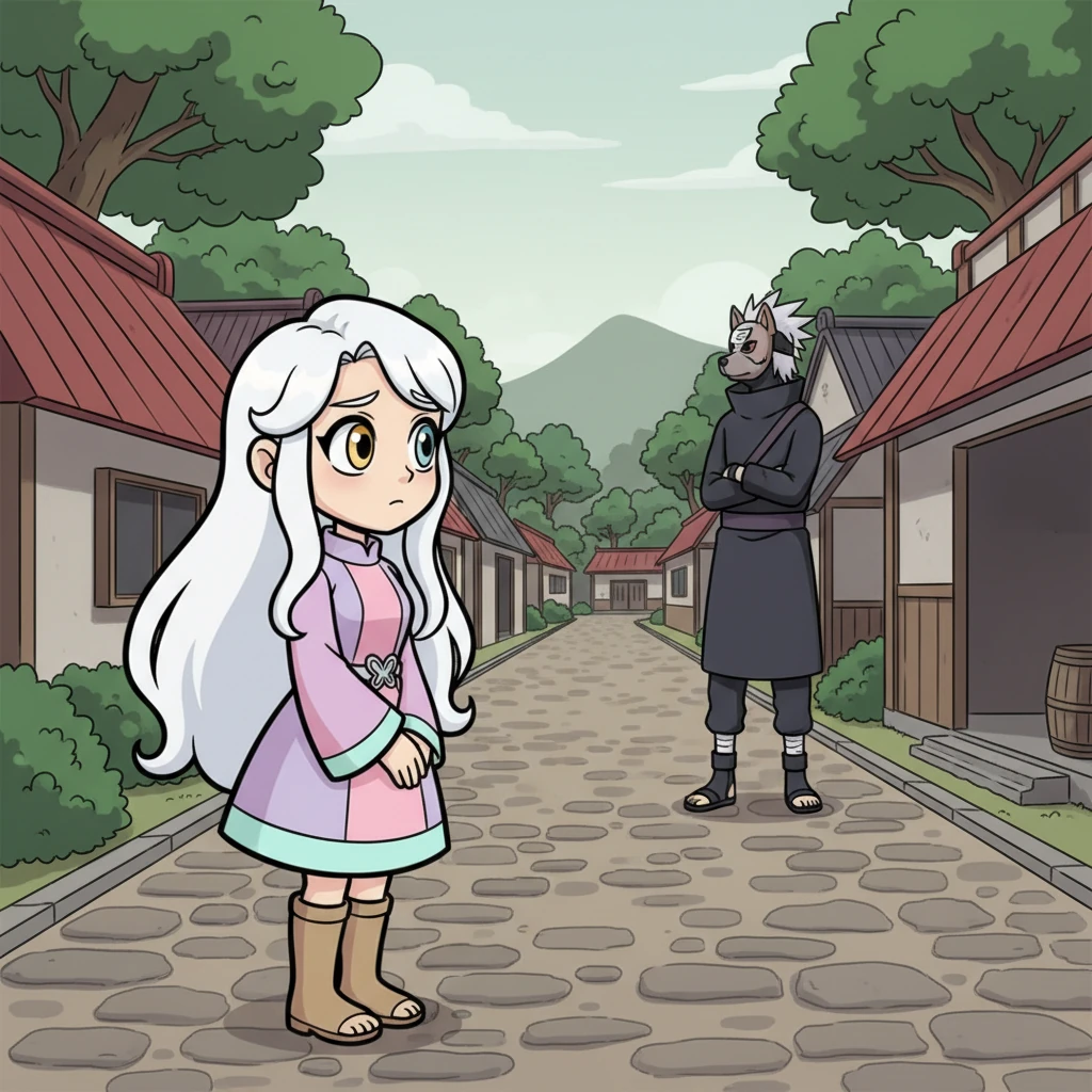 Hotaru would occasionally spot the masked ANBU operative in the village, a fleeting glimpse of white hair under the hood. She knew it was Kakashi, but the distance between them felt vast and unbridgeable, a silent testament to the changes life had brought.